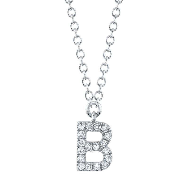 SC55007903-B 14K White Gold Fashion Necklace from the Initial Collection