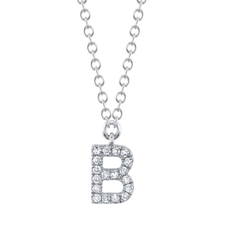 SC55007903-B 14K White Gold Fashion Necklace from the Initial Collection