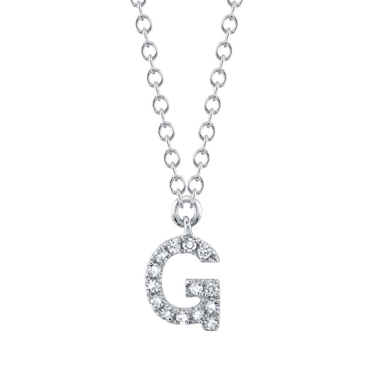 SC55007903-G 14K White Gold Fashion Necklace from the Initial Collection