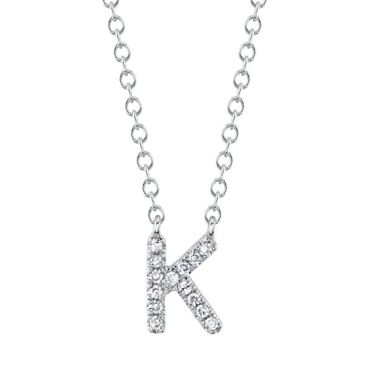 SC55007903-K 14K White Gold Fashion Necklace from the Initial Collection