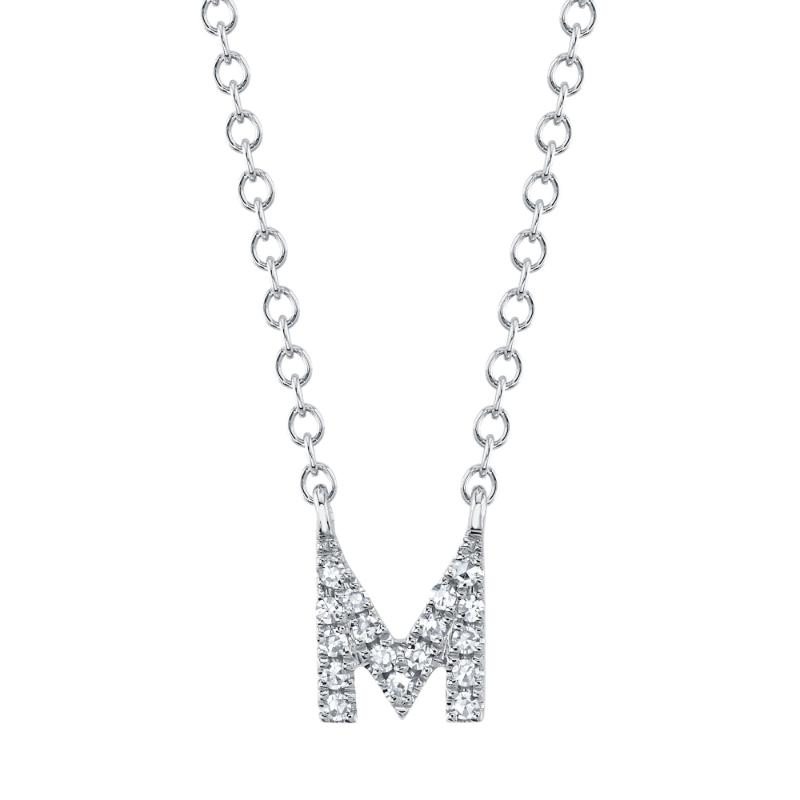 SC55007903-M 14K White Gold Fashion Necklace from the Initial Collection