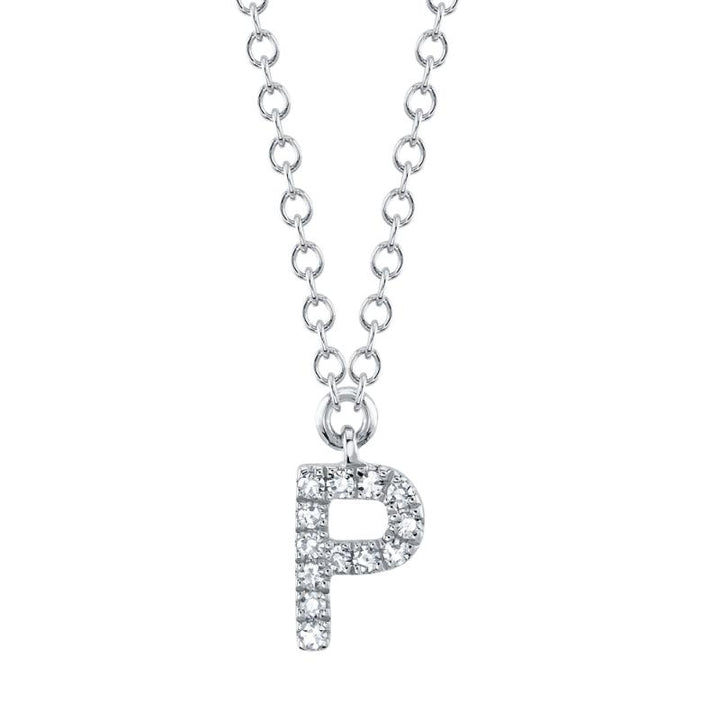 SC55007903-P 14K White Gold Fashion Necklace from the Initial Collection