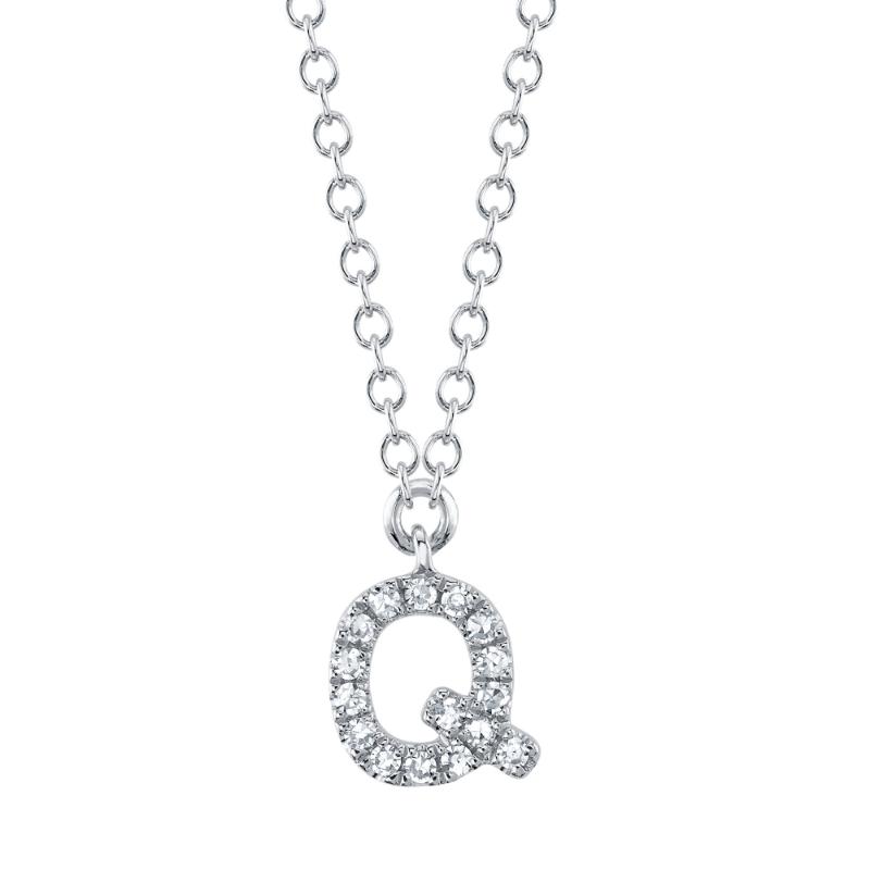 SC55007903-Q 14K White Gold Fashion Necklace from the Initial Collection