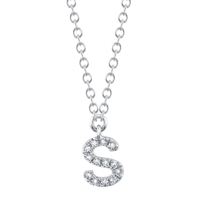 SC55007903-S 14K White Gold Fashion Necklace from the Initial Collection