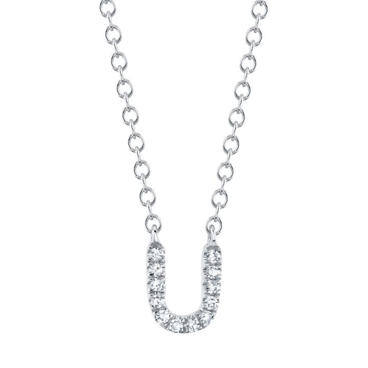 SC55007903-U 14K White Gold Fashion Necklace from the Initial Collection