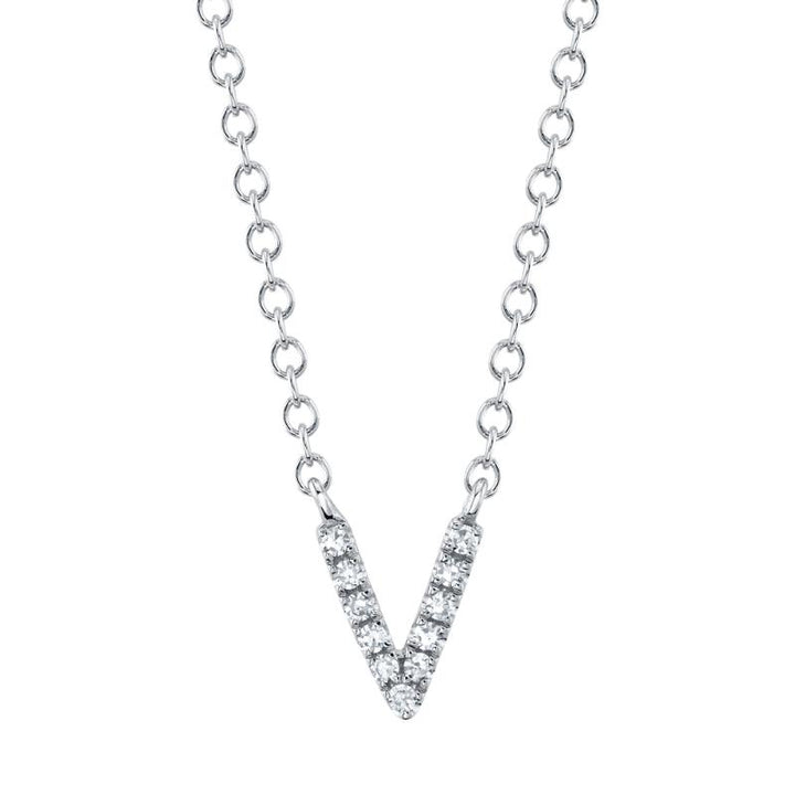 SC55007903-V 14K White Gold Fashion Necklace from the Initial Collection