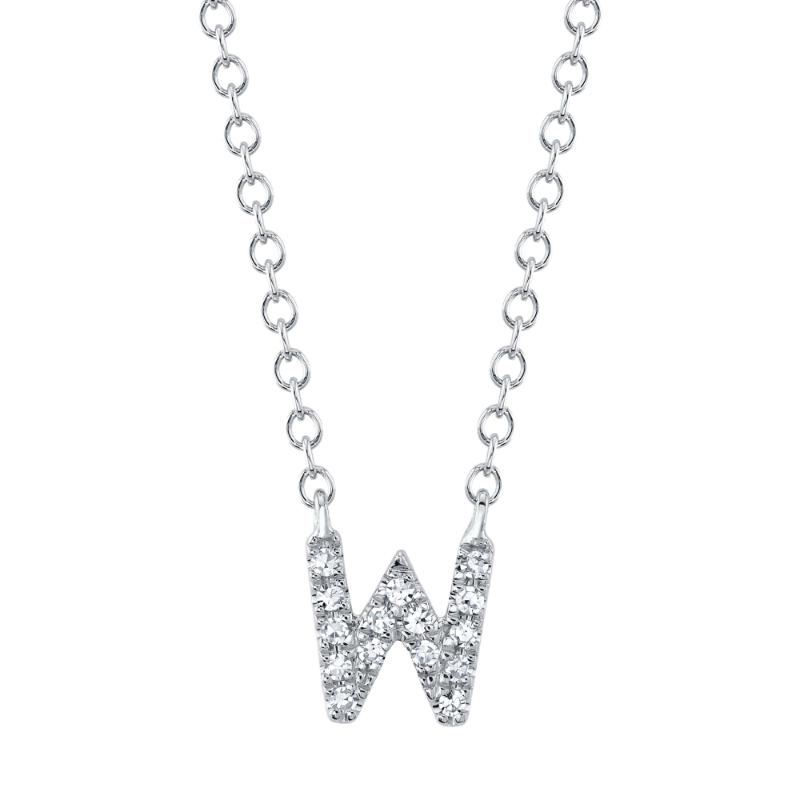 SC55007903-W 14K White Gold Fashion Necklace from the Initial Collection