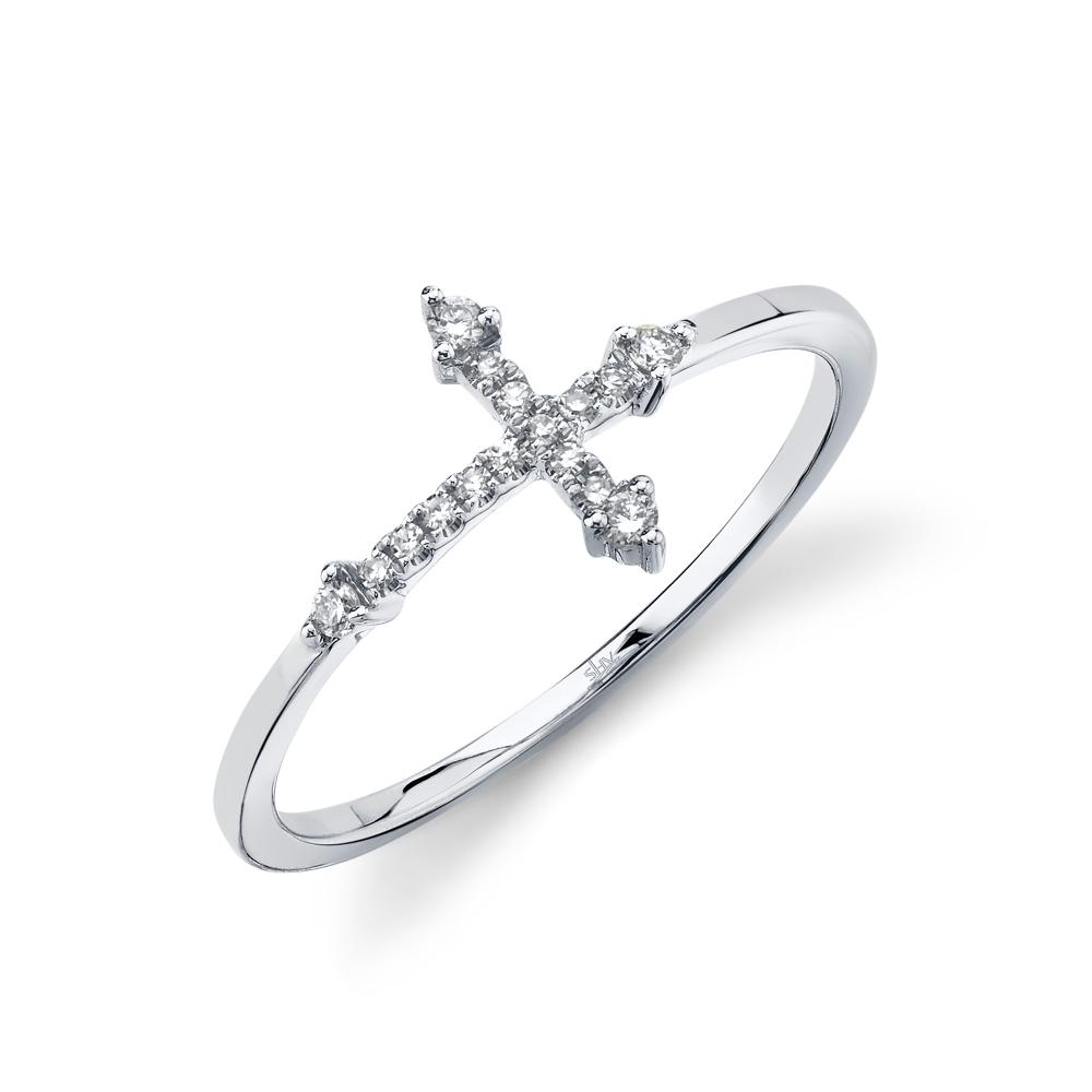 SC55008654 14K White Gold Fashion Ring from the Kate Collection