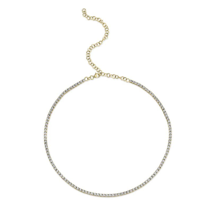 SC55009470 14K Yellow Gold Tennis Necklace from the Stella Collection