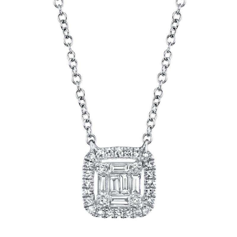 SC55010020 14K White Gold Fashion Necklace from the Kate Collection