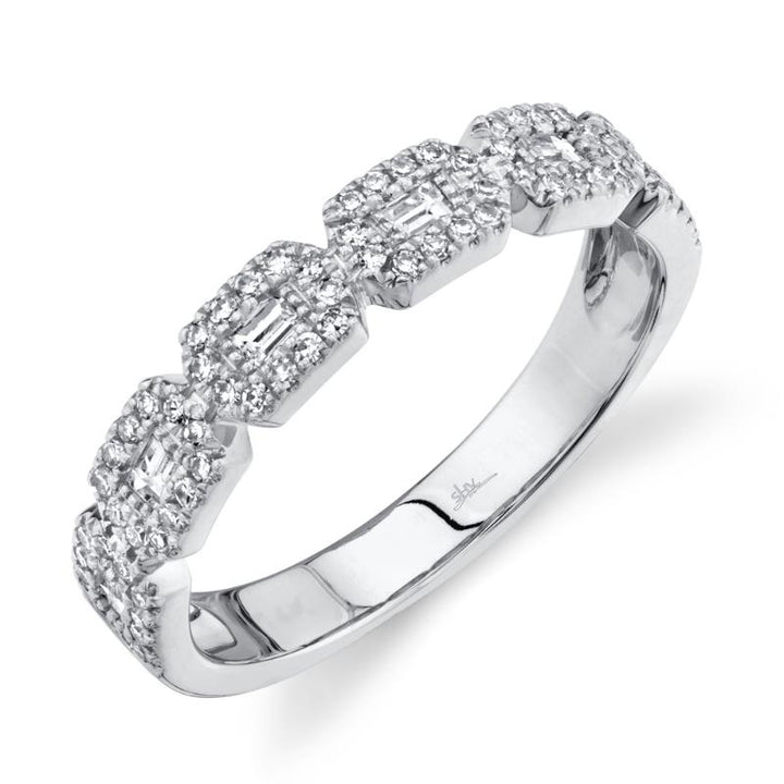 SC55011258 14K White Gold Fashion Ring from the Kate Collection