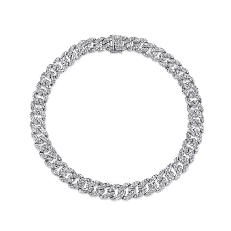 SC55011593Z18 14K White Gold Link Necklace from the Kate Collection