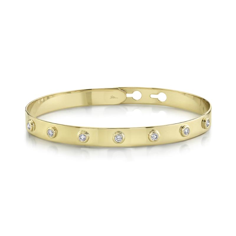 SC55020133ZM 14K Yellow Gold Bangle Bracelet from the Kate Collection