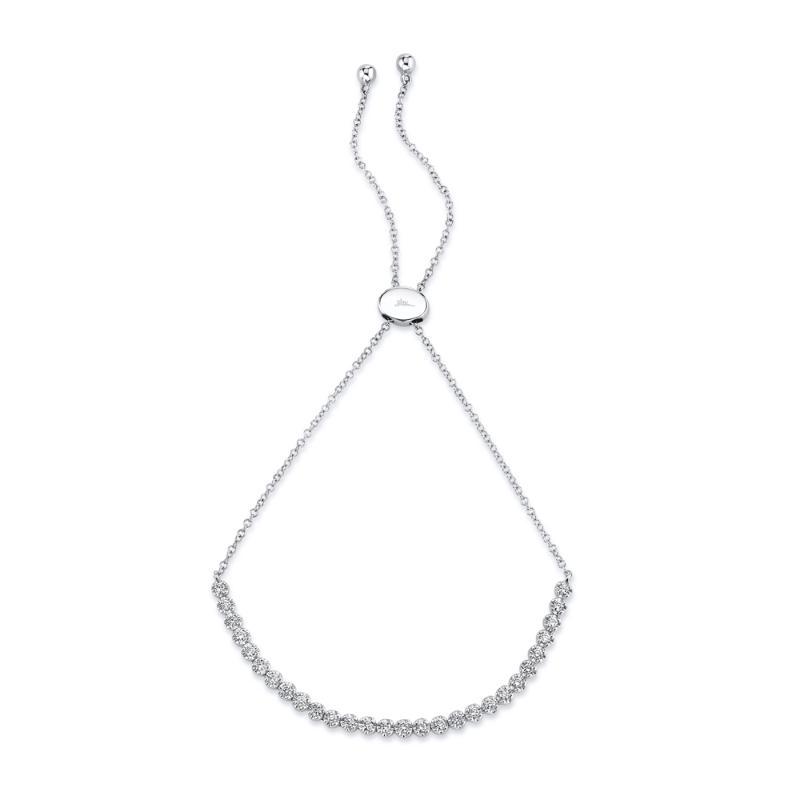 SC55020394 14K White Gold Bolo Bracelet from the Kate Collection