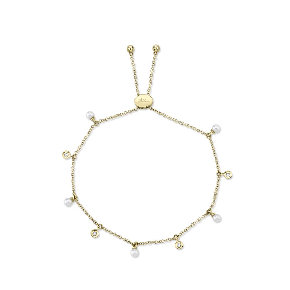 SC55021029 14K Yellow Gold Bolo Bracelet from the Jackie Collection