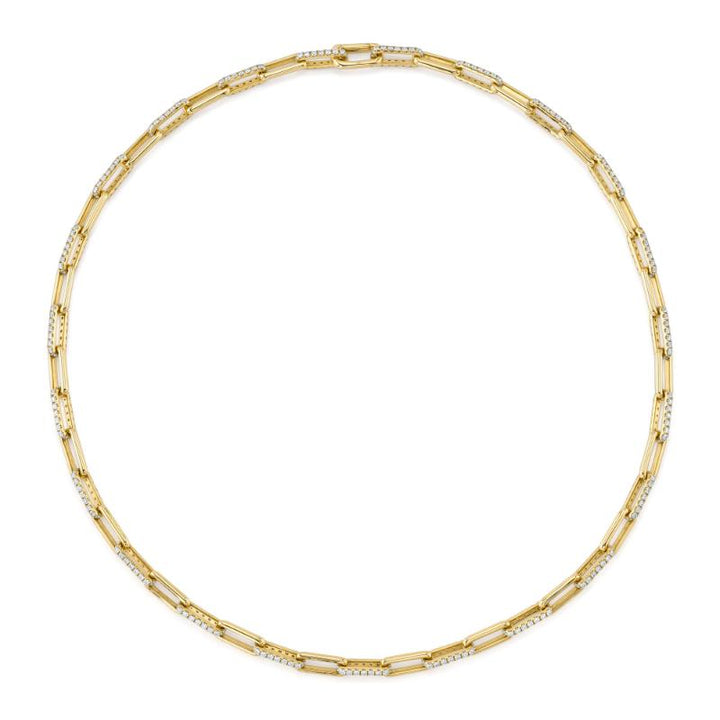 SC55021878V2Z18 14K Yellow Gold Link Necklace from the Kate Collection