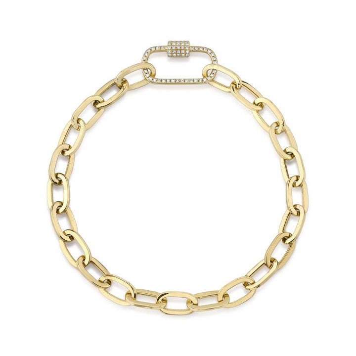 SC55022367 14K Yellow Gold Link Bracelet from the Kate Collection