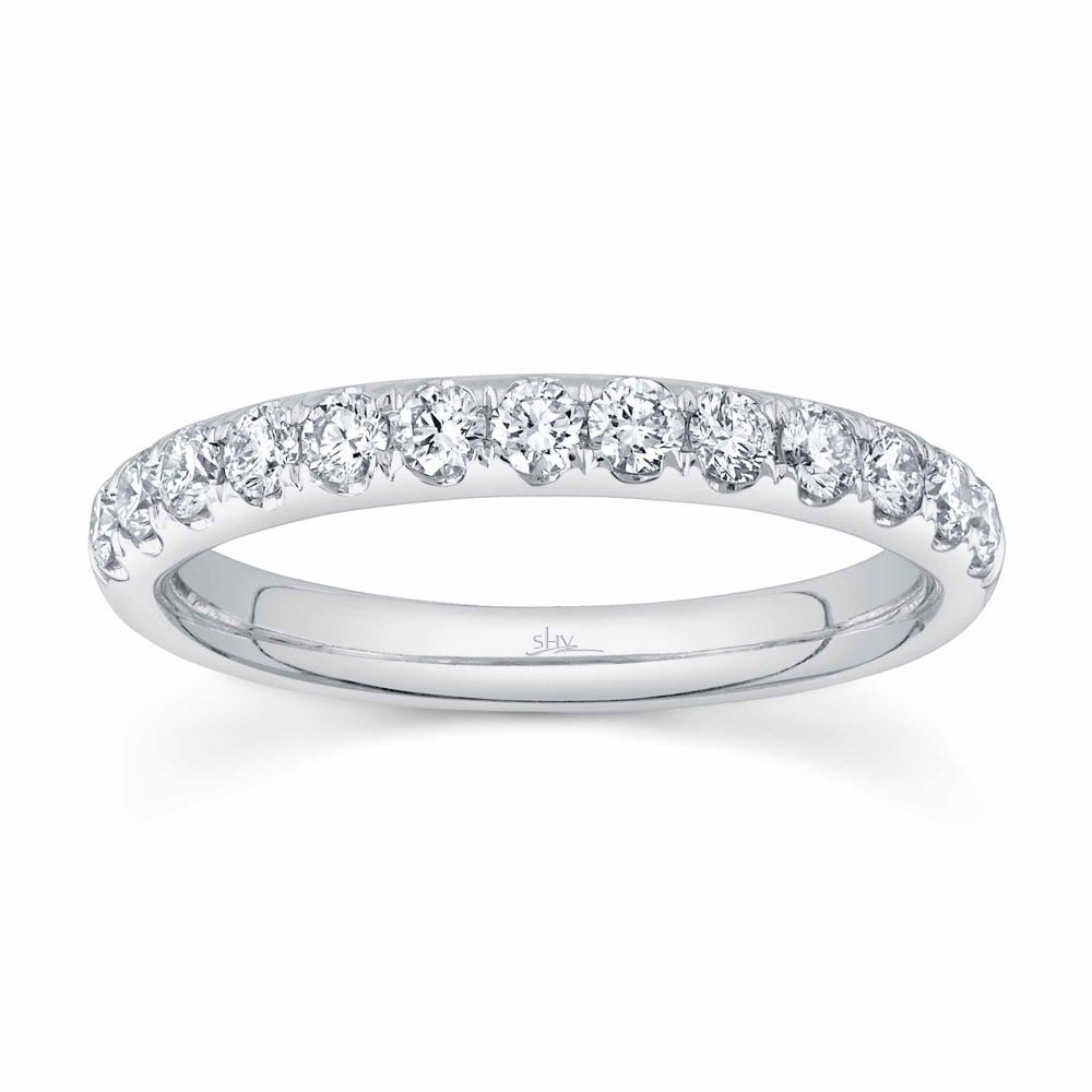 SC22004431 14K White Gold Classic Wedding Band from the Eternal Collection