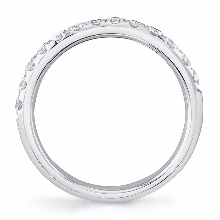 SC22004431 14K White Gold Classic Wedding Band from the Eternal Collection