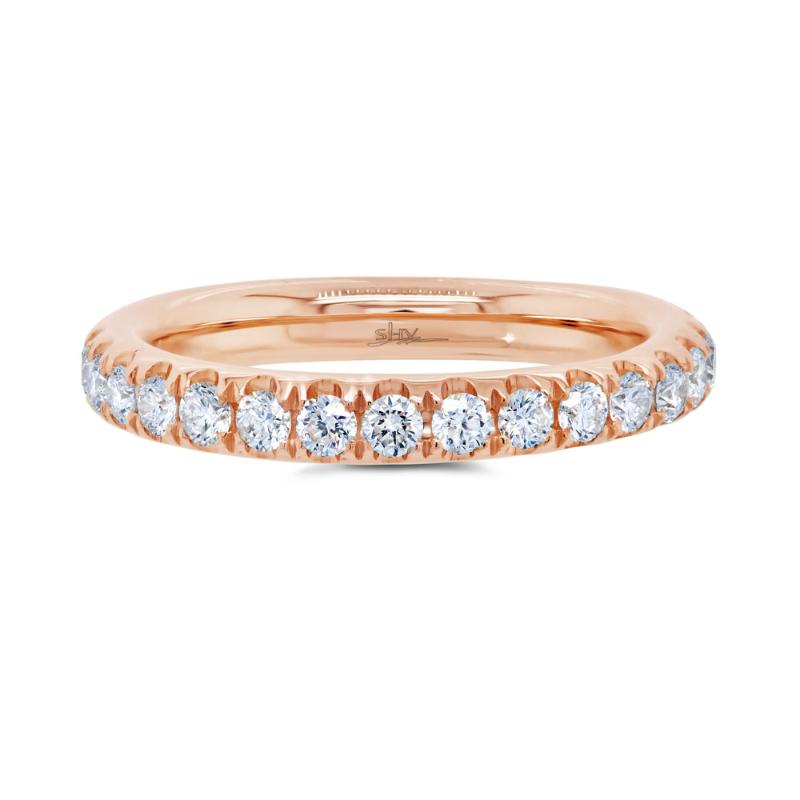 SC22004433EZ5 14K Pink Gold Eternity Band from the Eternal Collection