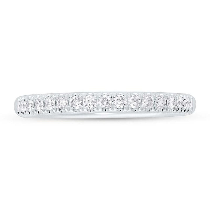 SC22004434Z6 14K White Gold Classic Wedding Band from the Eternal Collection