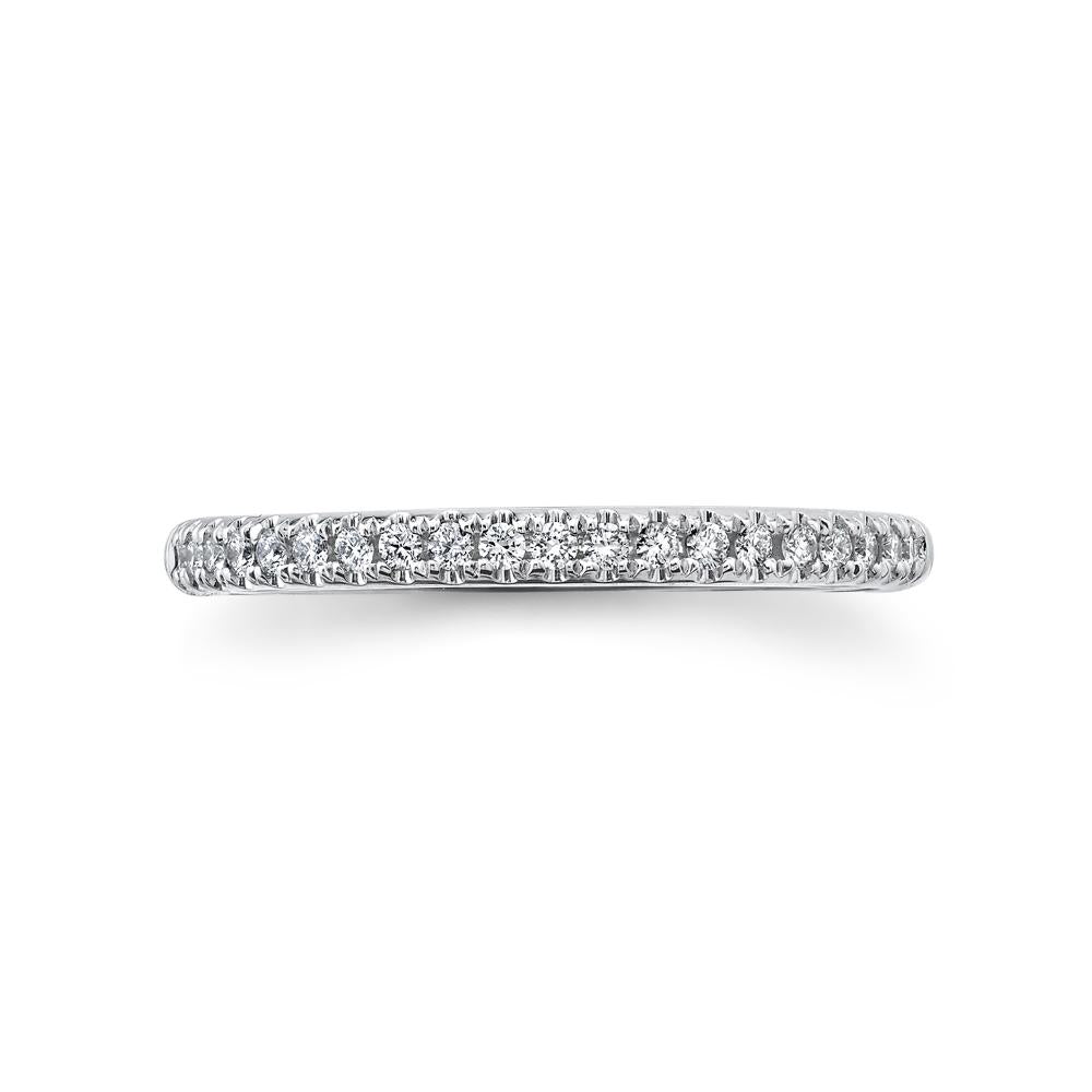 SC22005278 14K White Gold Classic Wedding Band from the Eternal Collection