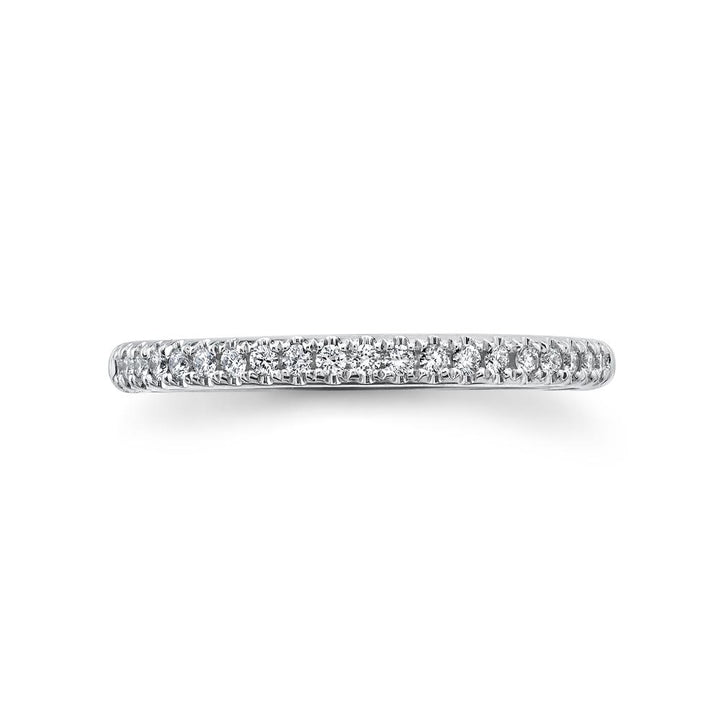 SC22005278 14K White Gold Classic Wedding Band from the Eternal Collection