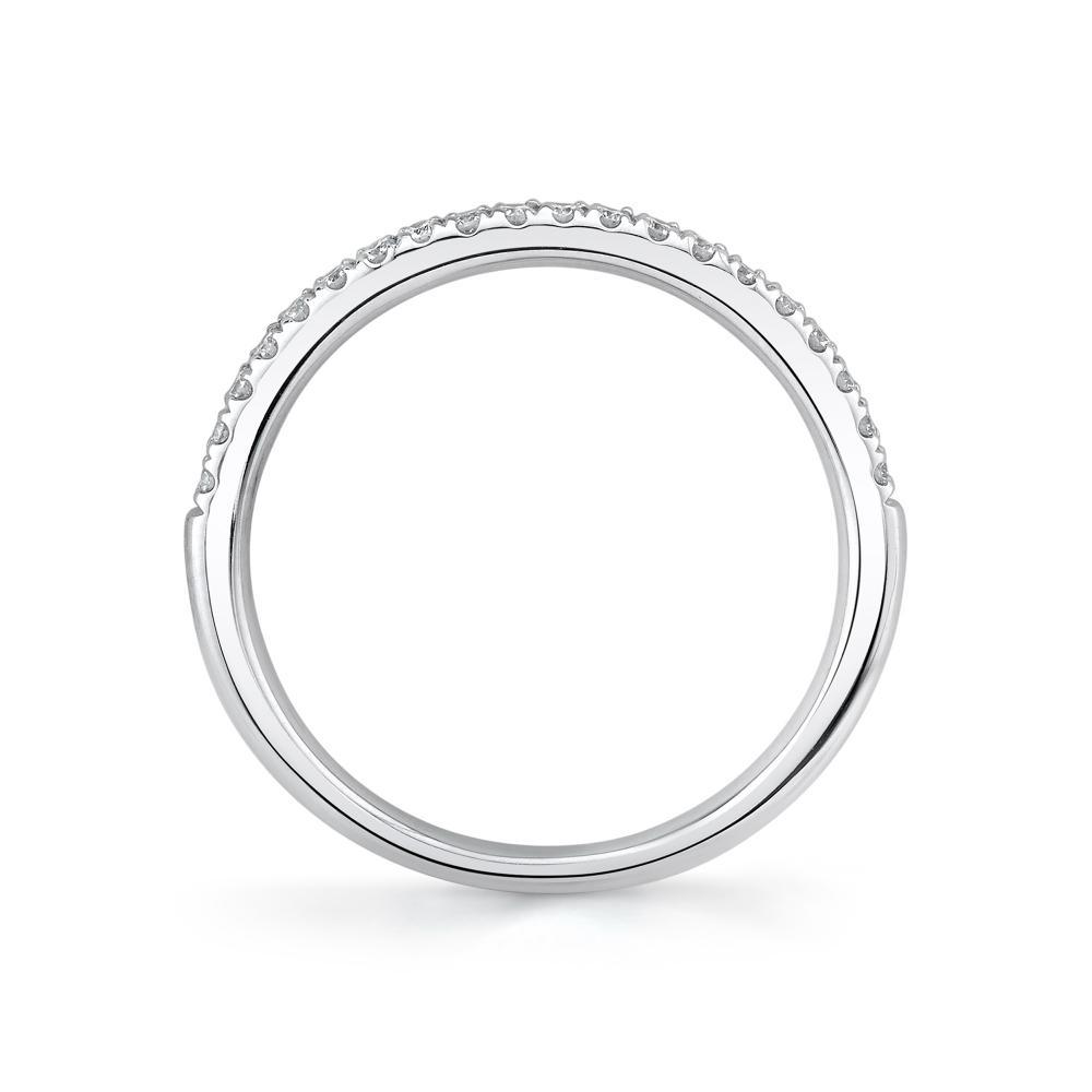 SC22005278 14K White Gold Classic Wedding Band from the Eternal Collection