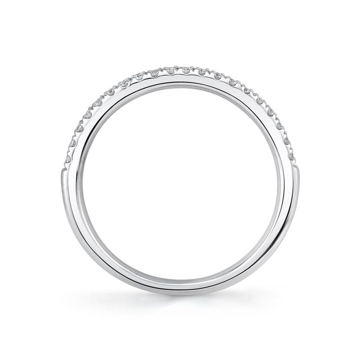 SC22005278 14K White Gold Classic Wedding Band from the Eternal Collection