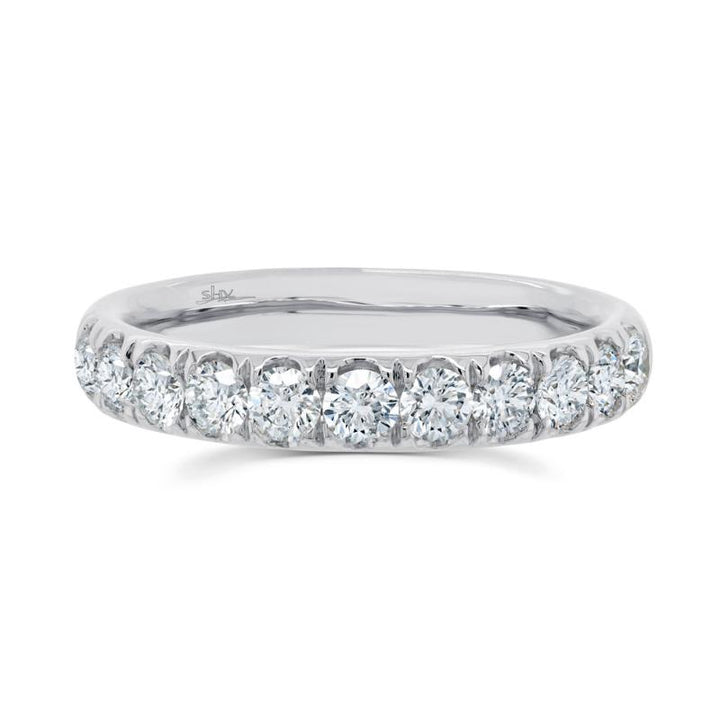 SC22005396 14K White Gold Classic Wedding Band from the Eternal Collection