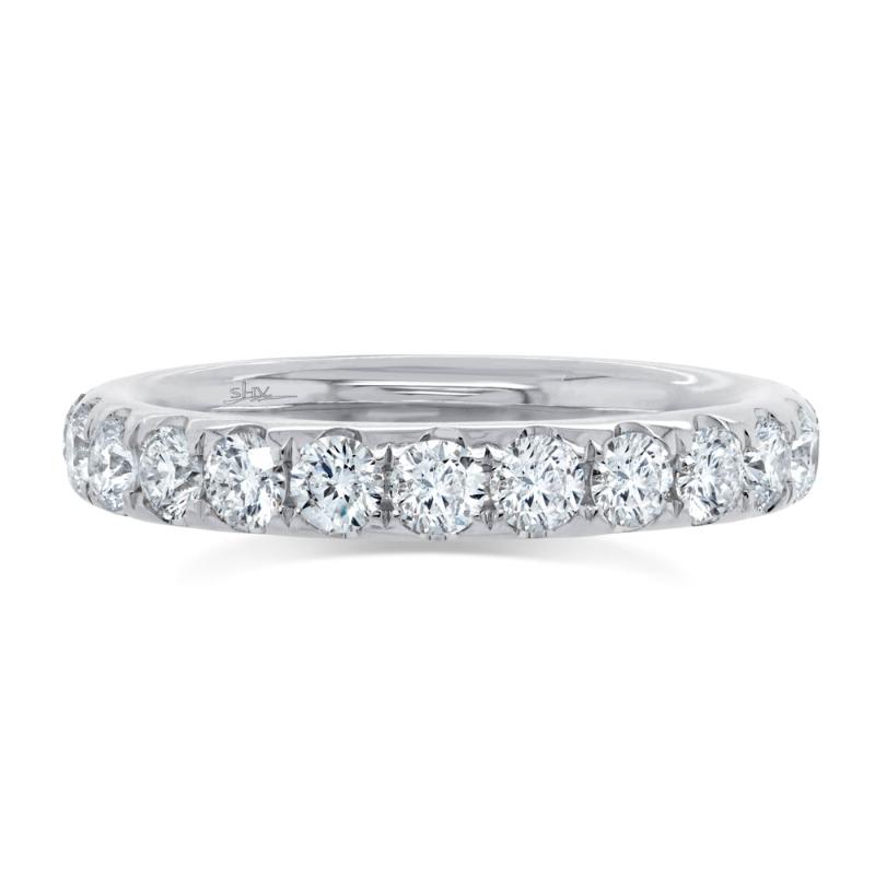 SC22005396EZ6.5 14K White Gold Eternity Band from the Eternal Collection