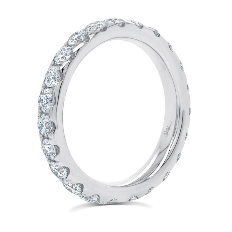 SC22005396EZ6 14K White Gold Eternity Band from the Eternal Collection