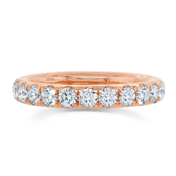 SC22005398EZ5 14K Pink Gold Eternity Band from the Eternal Collection