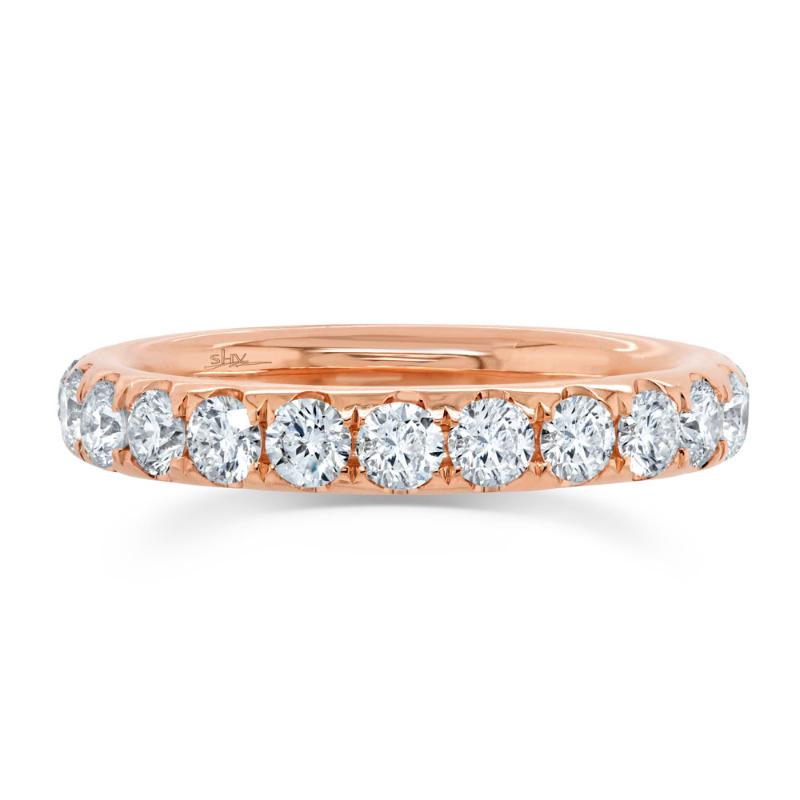 SC22005398EZ7.5 14K Pink Gold Eternity Band from the Eternal Collection