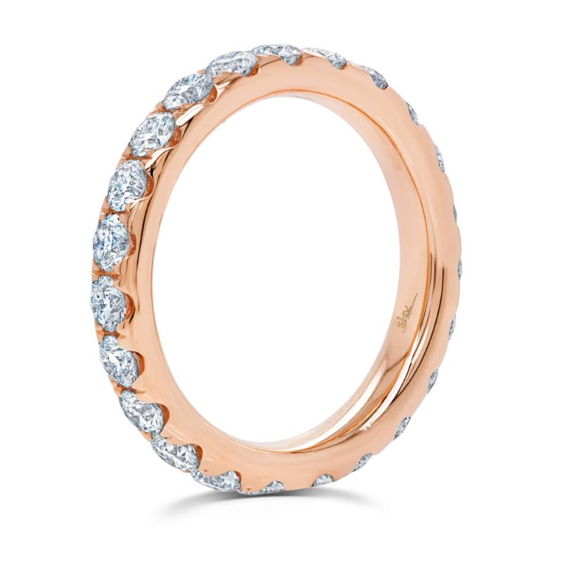 SC22005398EZ6.5 14K Pink Gold Eternity Band from the Eternal Collection