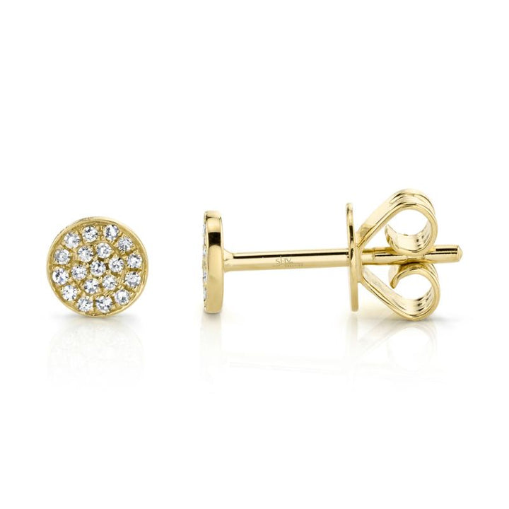 SC55001148 14K Yellow Gold Stud Earrings from the Kate Collection