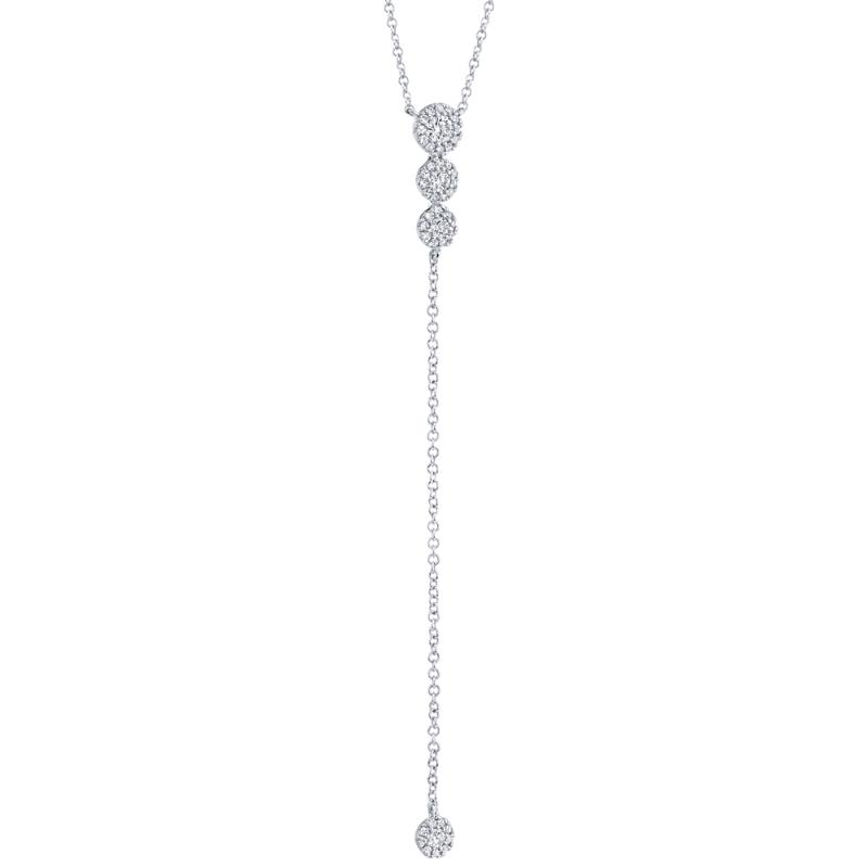 SC55002606 14K White Gold Lariat Necklace from the Eden Collection