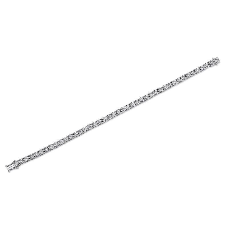 SC55002952 14K White Gold Tennis Bracelet from the Stella Collection