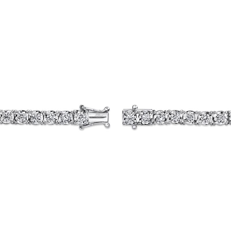 SC55002952 14K White Gold Tennis Bracelet from the Stella Collection