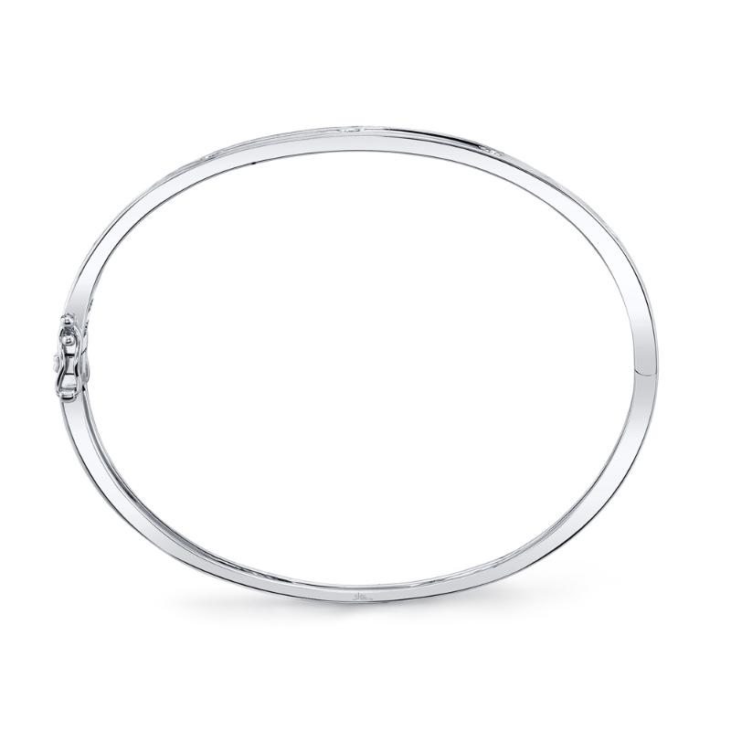 SC55004066ZS 14K White Gold Bangle Bracelet from the Kate Collection