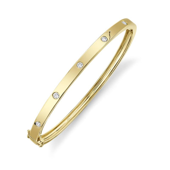 SC55004067ZS 14K Yellow Gold Bangle Bracelet from the Kate Collection