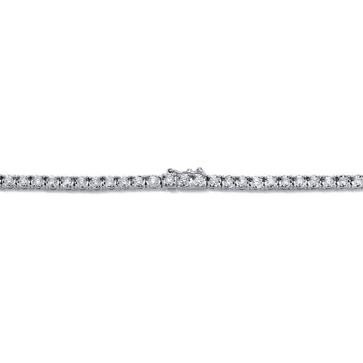 SC55004850 14K White Gold Tennis Necklace from the Stella Collection