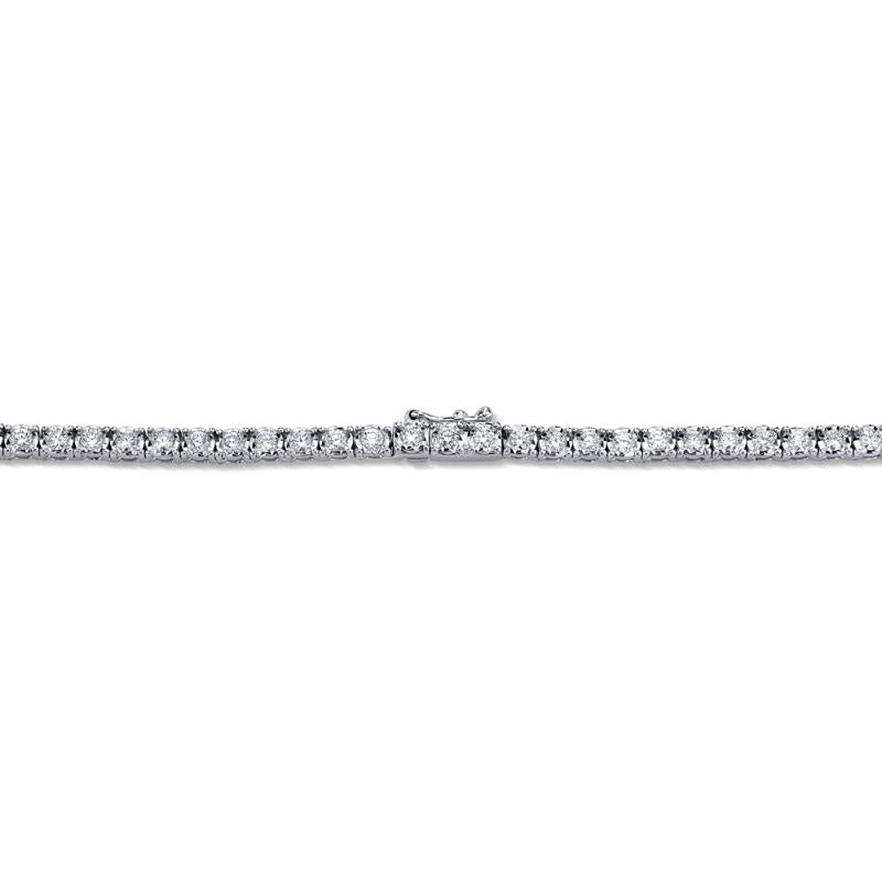 SC55004959Z16 14K White Gold Tennis Necklace from the Stella Collection