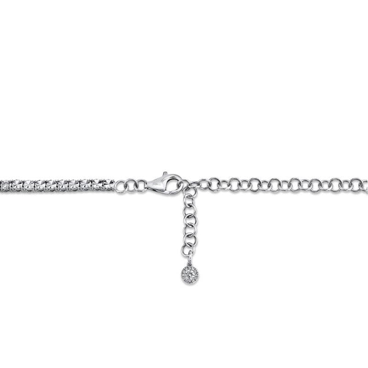 SC55005140 14K White Gold Tennis Necklace from the Stella Collection