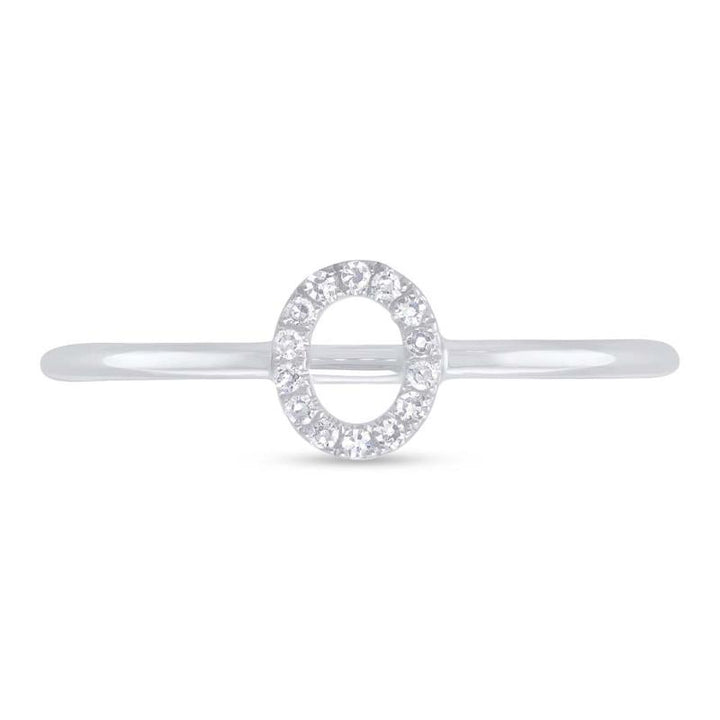 SC55005347-O 14K White Gold Fashion Ring from the Initial Collection