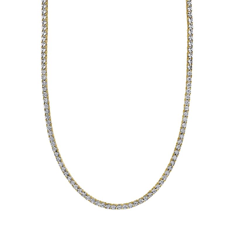 SC55009470 14K Yellow Gold Tennis Necklace from the Stella Collection