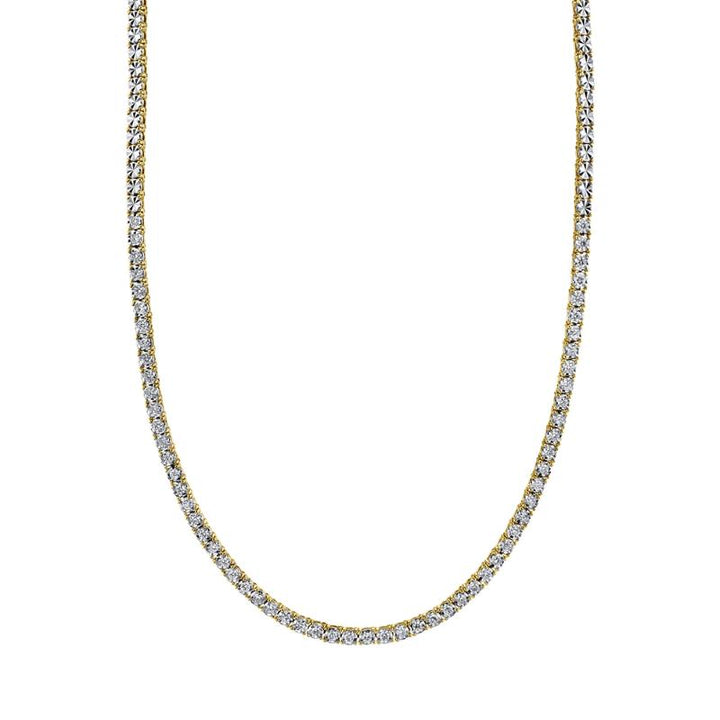 SC55009470 14K Yellow Gold Tennis Necklace from the Stella Collection