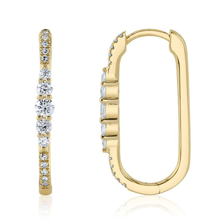 SC55022231H0.80 14K Yellow Gold Hoop Earrings from the Kate Collection