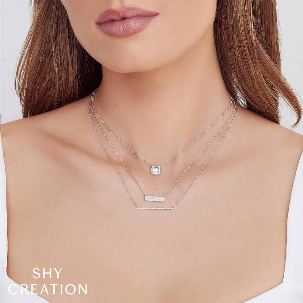 SC55010020 14K White Gold Fashion Necklace from the Kate Collection