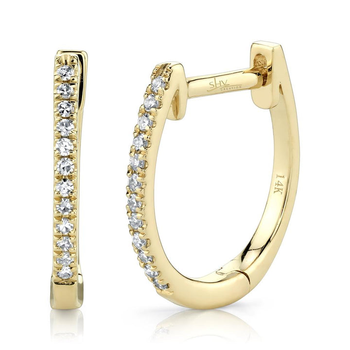 DIAMOND HUGGIE EARRING